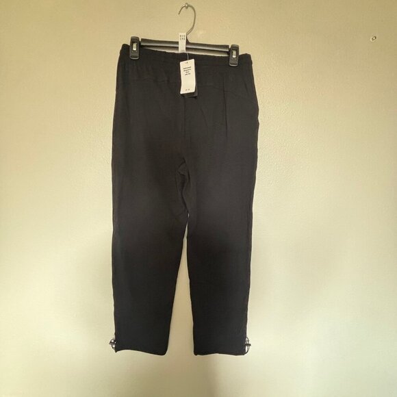 Baleaf black workout pants w/ pockets & drawstrings at ankles, new with tags - Picture 2 of 6